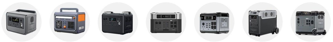 Seven EVE portable power station models