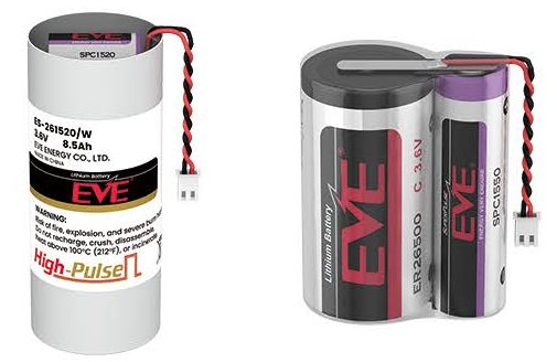 EVE ER14250+SPC1520 3.6V 1,200mAh Hybrid Battery (ER+SPC)